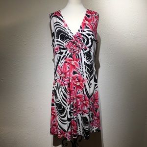 Tropical Abstract Design Dress